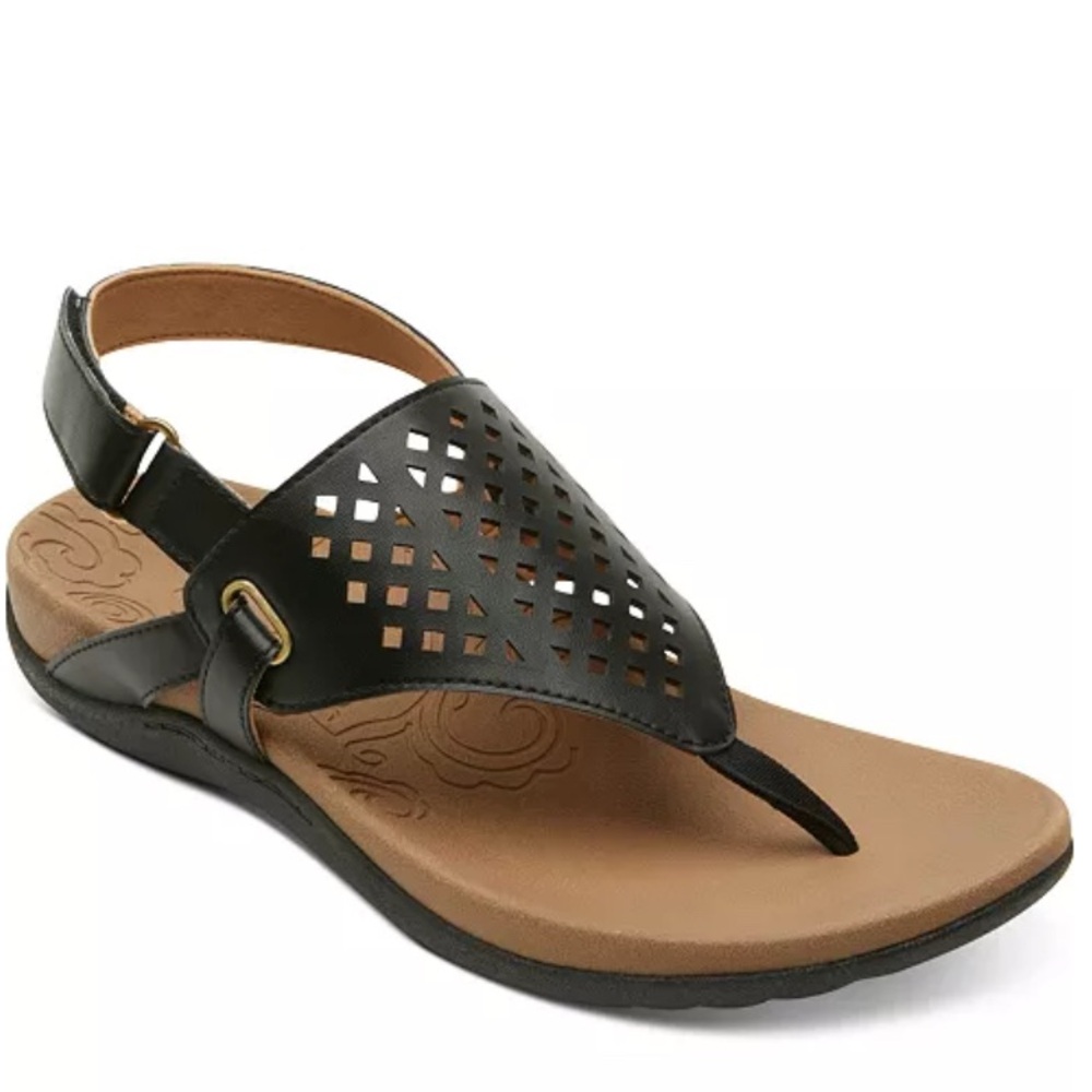 ROCKPORT RIDGE COMFORT THONG SLING-BACK SANDALS